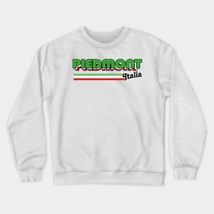 Piedmont / Piemonte - Retro Style Italian Region Design Crewneck Sweatshirt